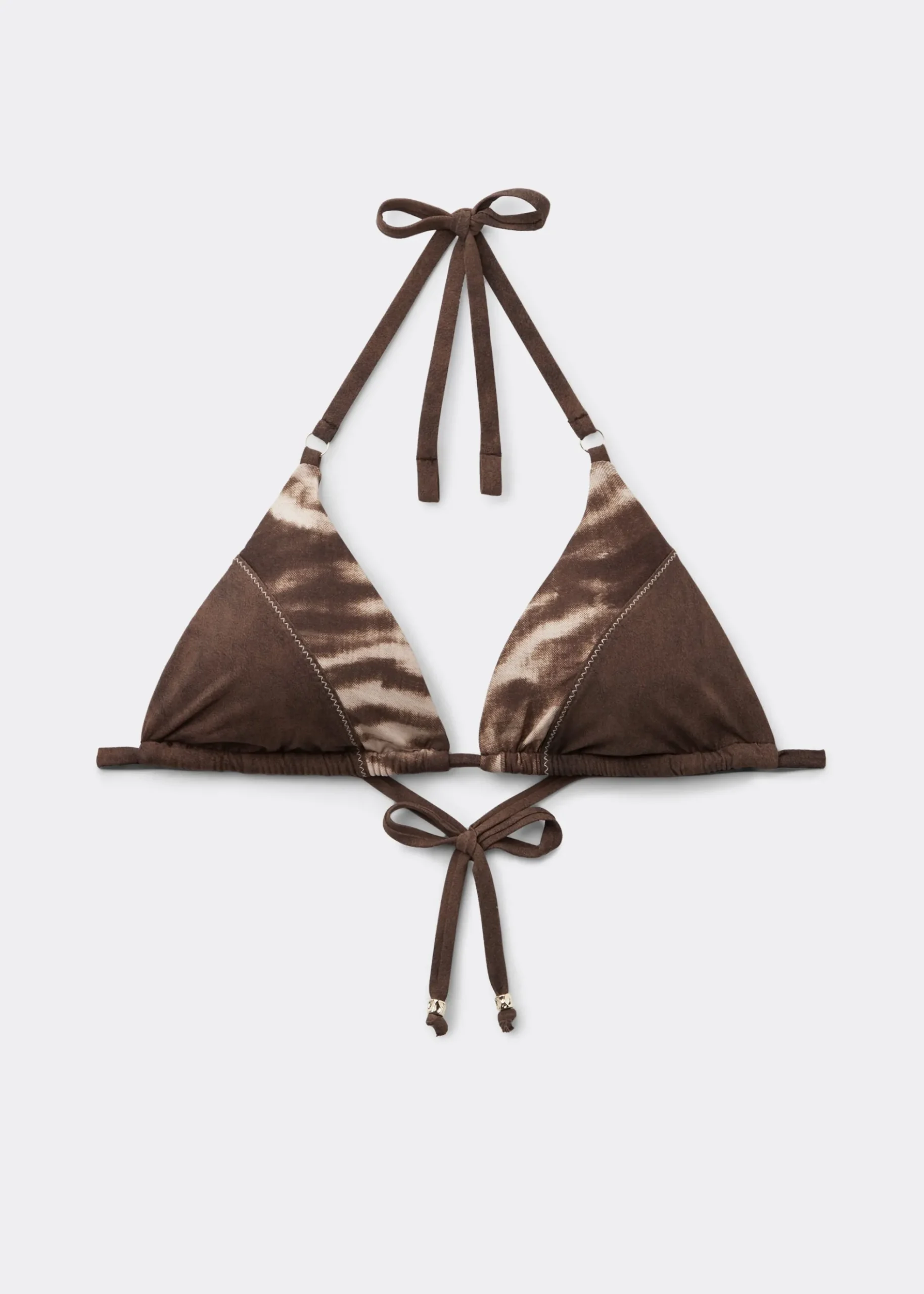 Triangolo Costume Brown Suede