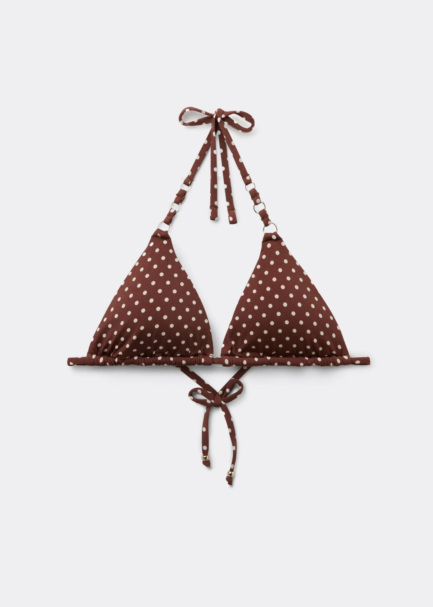 Triangolo Costume Polka Dot Brown
