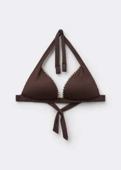 Triangolo Imbottito Costume Bicolor Embroidery