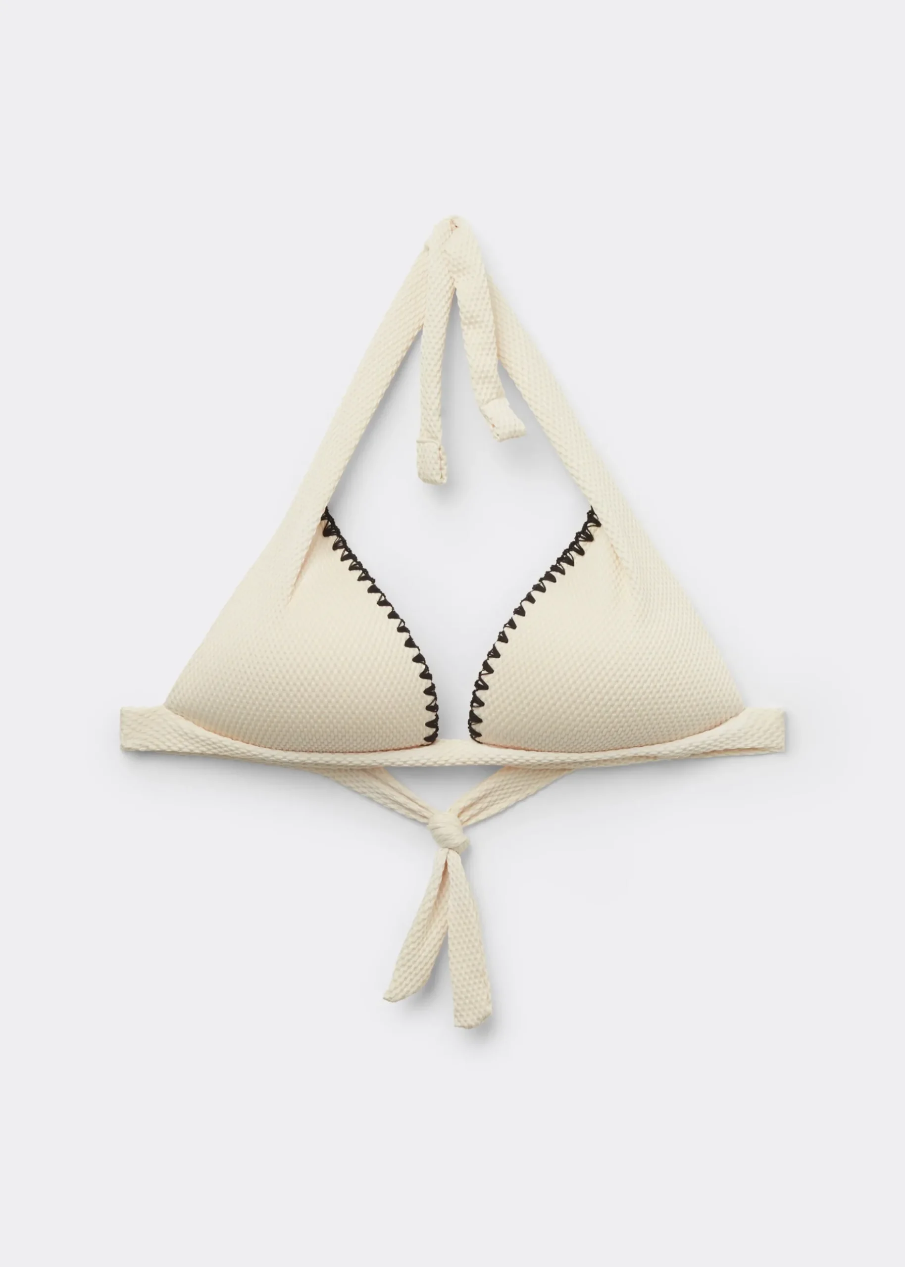 Triangolo Imbottito Costume Bicolor Embroidery