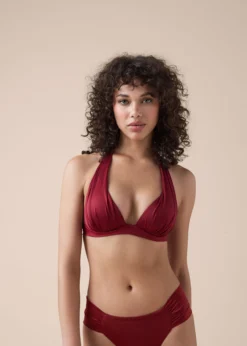 Triangolo Imbottito Costume Shiny Satin