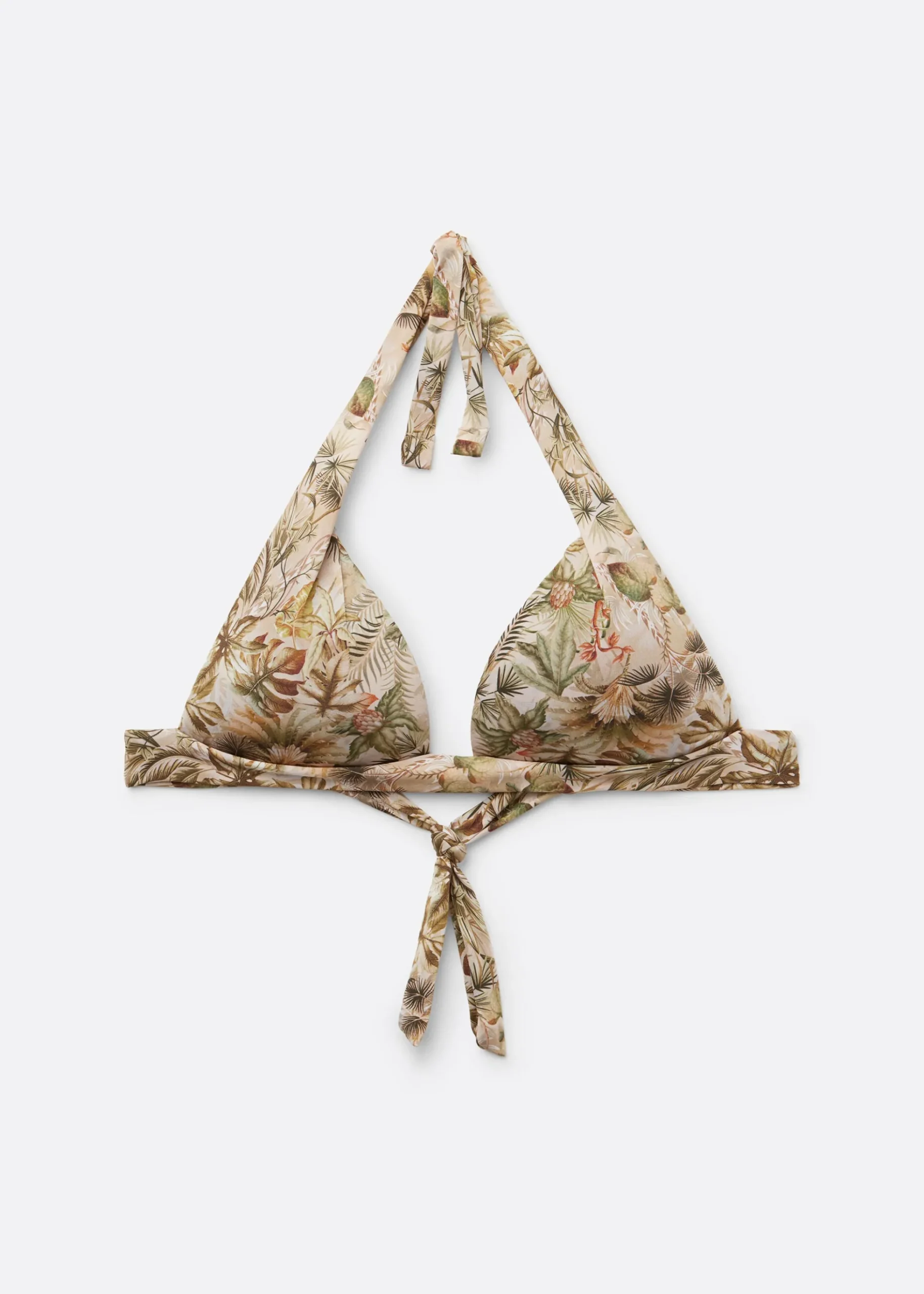 Triangolo Imbottito Costume Tropical Foliage